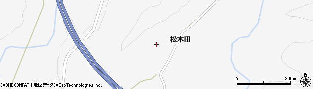 秋田県大仙市内小友（深山）周辺の地図