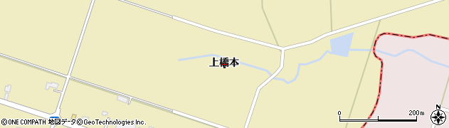 秋田県大仙市橋本上橋本周辺の地図