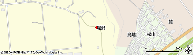 秋田県由利本荘市大谷（堤沢）周辺の地図