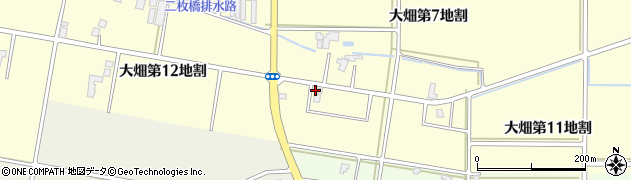 岩手県花巻市大畑（第１１地割）周辺の地図