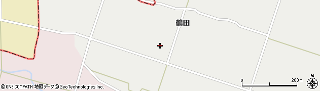 秋田県仙北郡美郷町安城寺鶴田周辺の地図