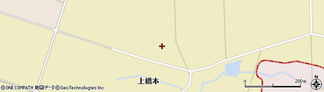 秋田県大仙市橋本上橋本60周辺の地図