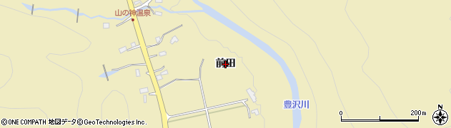 岩手県花巻市下シ沢（前田）周辺の地図
