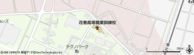 花巻職業訓練協会周辺の地図