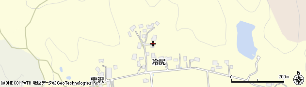 秋田県由利本荘市大谷周辺の地図