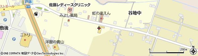 株式会社オールホンダ大曲　戸蒔店周辺の地図