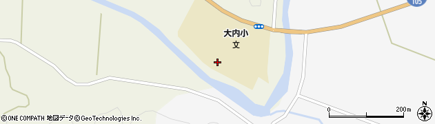 秋田県由利本荘市松本小及位野86周辺の地図