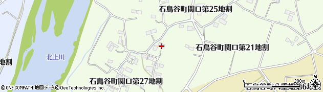 岩手県花巻市石鳥谷町関口（第２６地割）周辺の地図