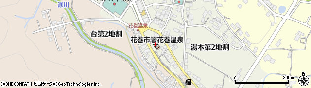 花巻警察署花巻温泉駐在所周辺の地図