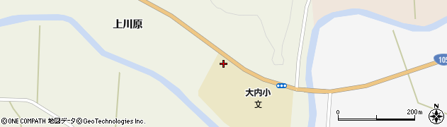 秋田県由利本荘市松本（小及位野）周辺の地図