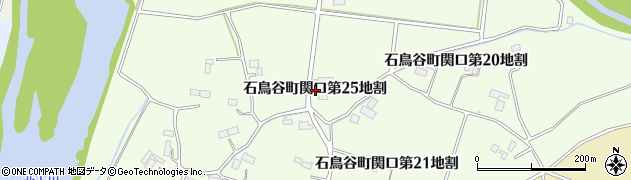 岩手県花巻市石鳥谷町関口（第２５地割）周辺の地図
