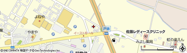 秋田県大仙市戸蒔錨67周辺の地図
