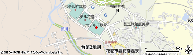 花巻温泉株式会社　ブライダルセンター周辺の地図