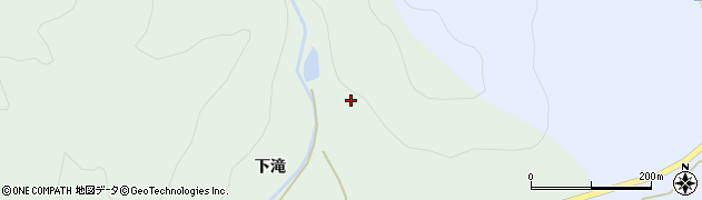 秋田県由利本荘市徳沢（大平）周辺の地図