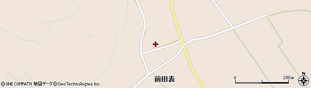 秋田県由利本荘市岩谷麓（水上）周辺の地図