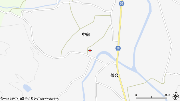 〒019-1873 秋田県大仙市南外田中の地図