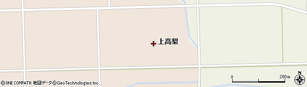 秋田県大仙市高梨上高梨145周辺の地図