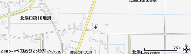 岩手県花巻市北湯口第８地割周辺の地図