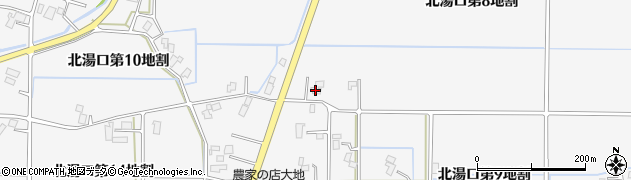 岩手県花巻市北湯口（第８地割）周辺の地図