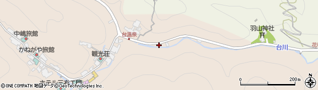 台温泉簡易郵便局周辺の地図