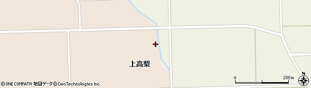 秋田県大仙市高梨上高梨86周辺の地図