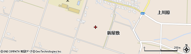 秋田県大仙市高梨（新屋敷）周辺の地図