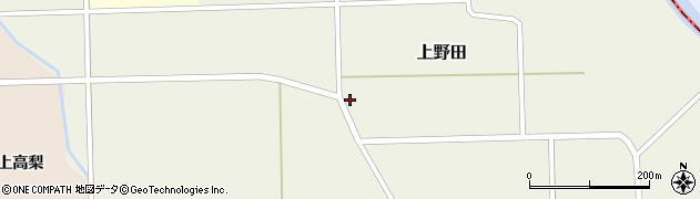 秋田県大仙市上野田中村103周辺の地図