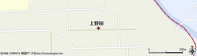 秋田県大仙市上野田中村周辺の地図