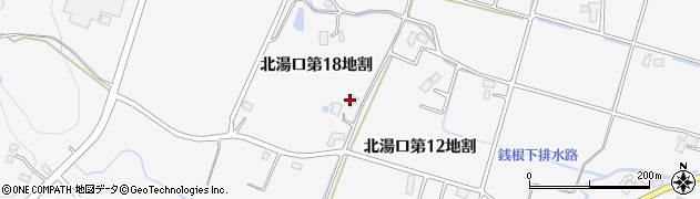 岩手県花巻市北湯口（第１８地割）周辺の地図