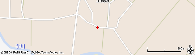 秋田県由利本荘市長坂上長坂151周辺の地図