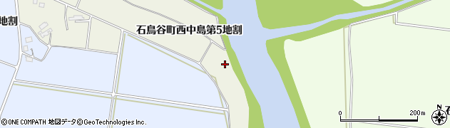 岩手県花巻市石鳥谷町西中島（第５地割）周辺の地図