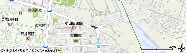 秋田県大仙市大曲須和町周辺の地図