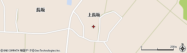 秋田県由利本荘市長坂上長坂164周辺の地図