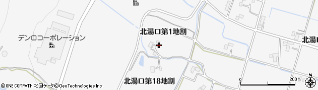 岩手県花巻市北湯口第１地割周辺の地図