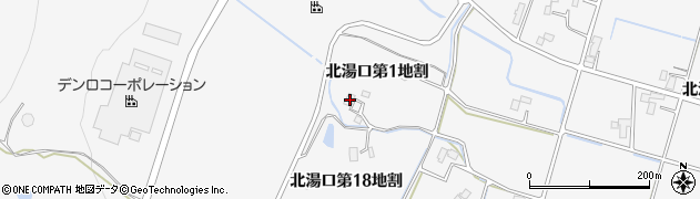 岩手県花巻市北湯口第１地割17周辺の地図