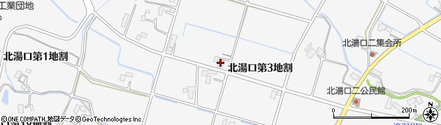 岩手県花巻市北湯口（第３地割）周辺の地図