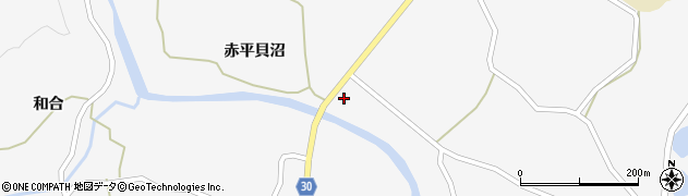秋田県大仙市南外（赤平大道東）周辺の地図