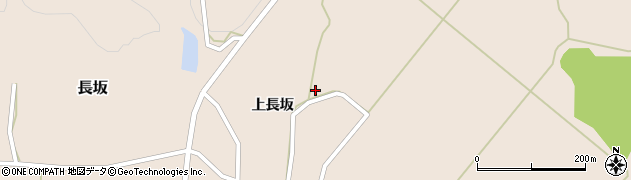 秋田県由利本荘市長坂前谷地周辺の地図