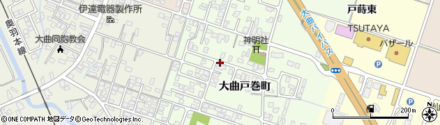 秋田県大仙市大曲戸巻町7周辺の地図