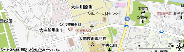 秋田県大仙市大曲川原町4周辺の地図