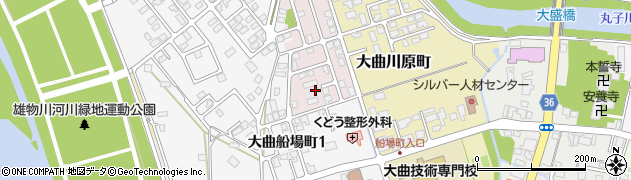 秋田県大仙市大曲緑町2周辺の地図