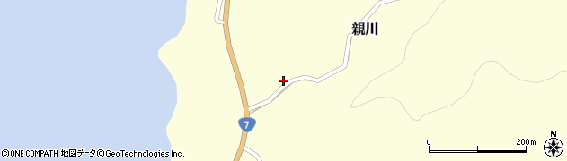 秋田県由利本荘市親川田ノ沢6周辺の地図