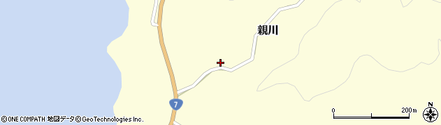 秋田県由利本荘市親川田ノ沢18周辺の地図
