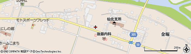 秋田県大仙市高梨田茂木47周辺の地図