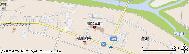 秋田県大仙市高梨田茂木10周辺の地図