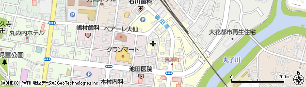 秋田県大仙市大曲黒瀬町5周辺の地図