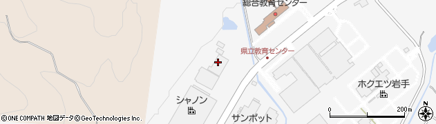 株式会社シャノン　花巻工場周辺の地図