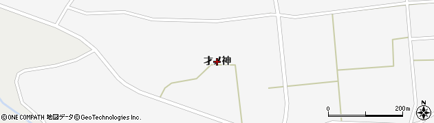 秋田県美郷町（仙北郡）浪花（才ノ神）周辺の地図