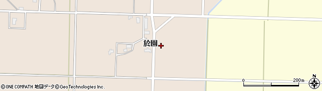 秋田県大仙市高梨於園50周辺の地図