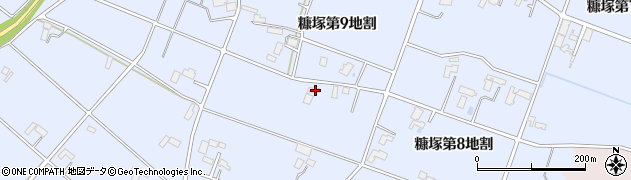 岩手県花巻市糠塚（第９地割）周辺の地図